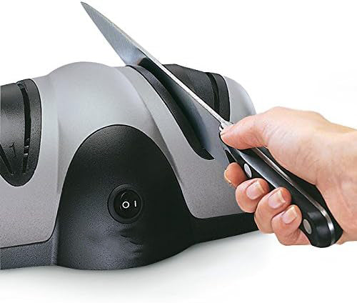 SilverBlack Two-Step Electric Blade Sharpener System